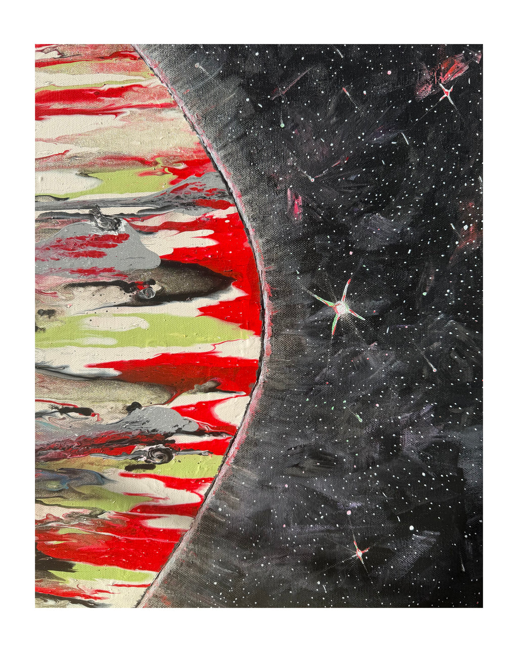 Number #7 - Jupiter: The Guardian 50x40 cm