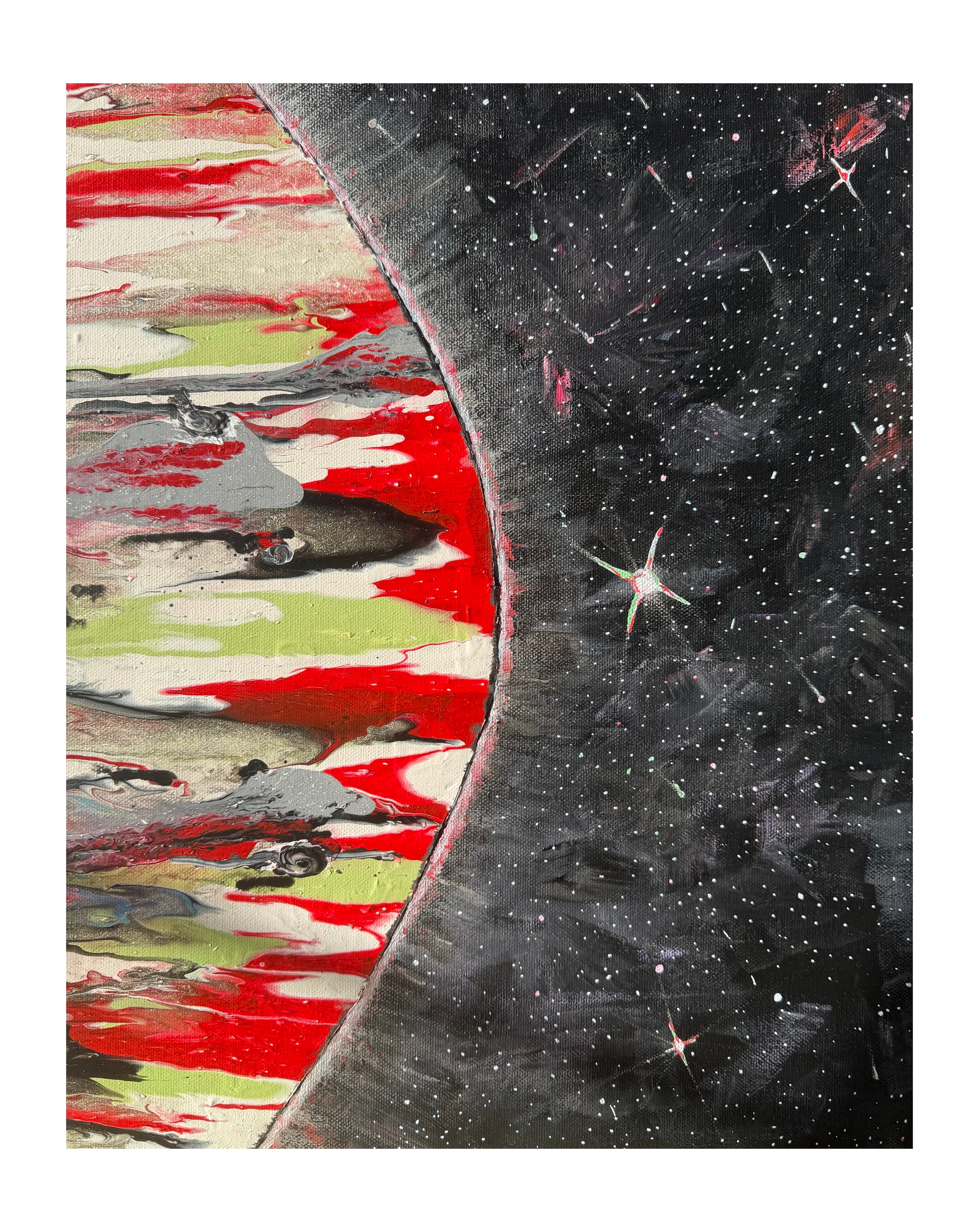 Number #7 - Jupiter: The Guardian 50x40 cm