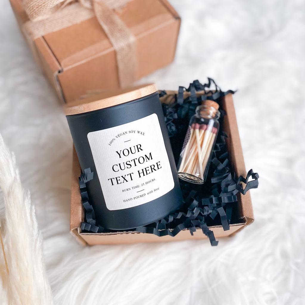 Personalized Oud Aroma Candle