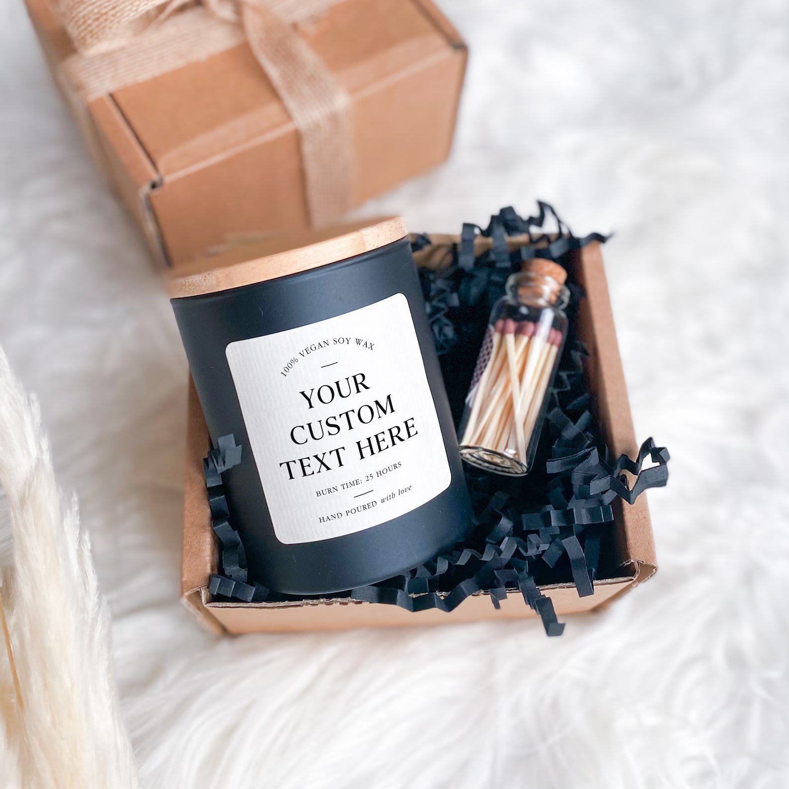 Personalized Oud Aroma Candle