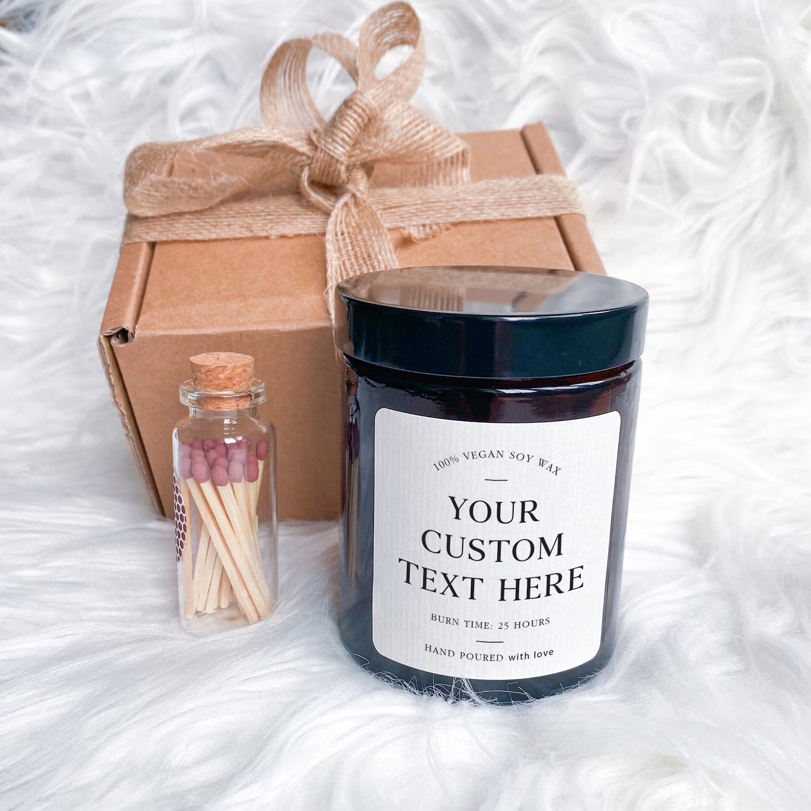 Personalized Oud Aroma Candle