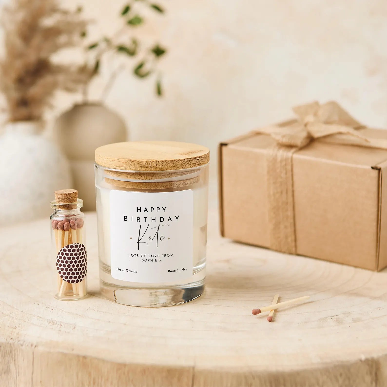 Personalized Candle Oud Aroma