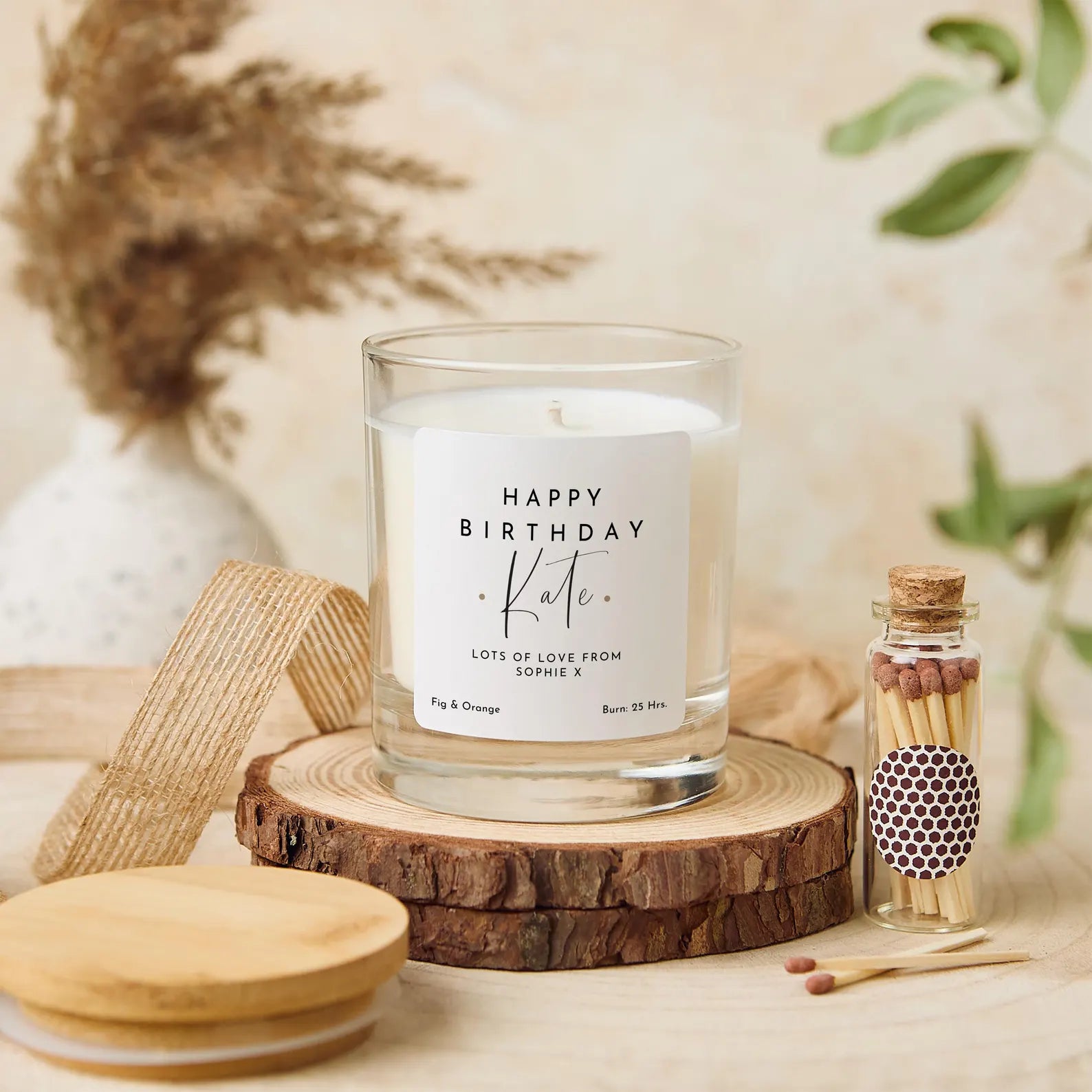 Personalized Candle Oud Aroma
