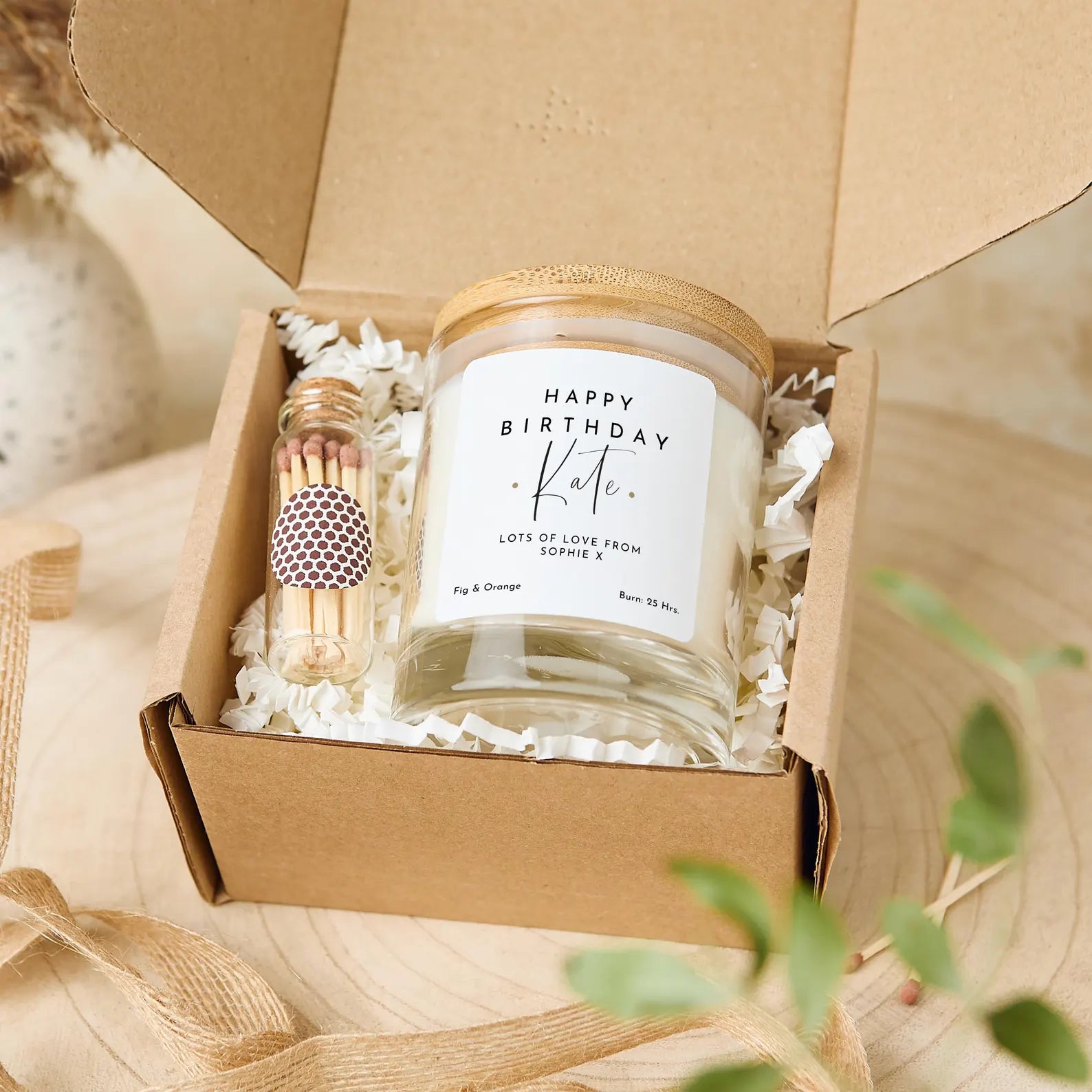 Personalized Candle Oud Aroma