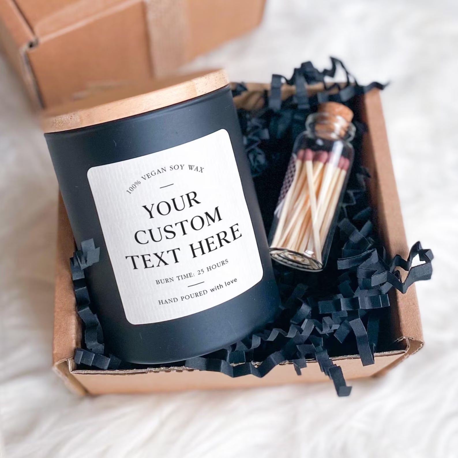 Personalized Oud Aroma Candle